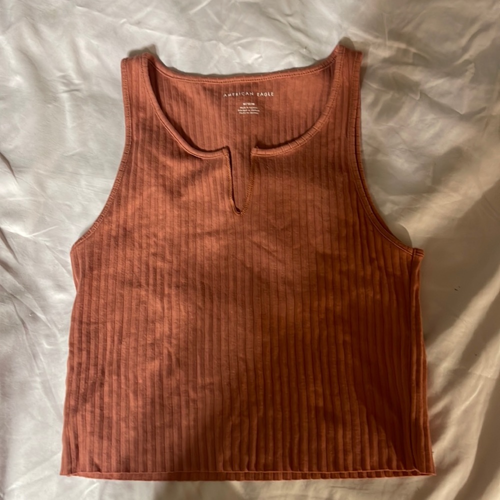 American eagle crop top. women M, maroon
